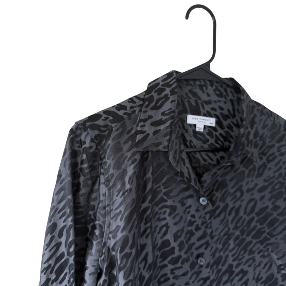 Equipment Essential Leopard Button Down Shirt - image 5